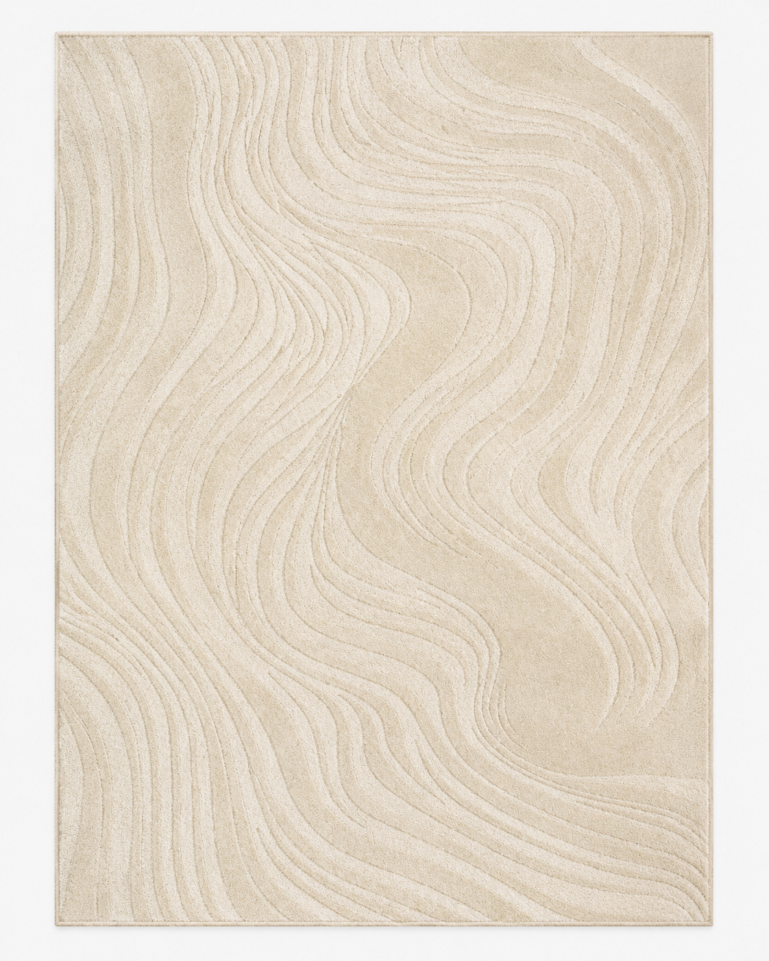 Dune, tapis scandinave beige sable